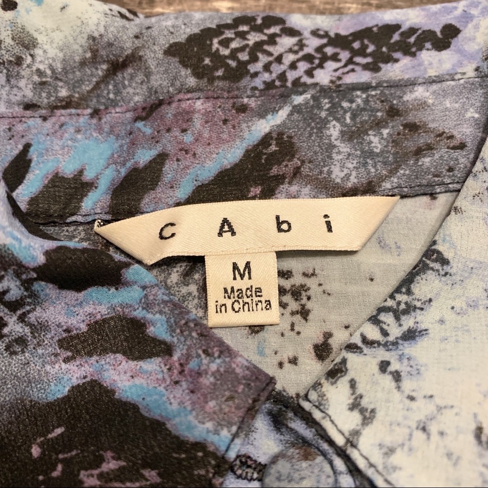 CAbi Style 609 Snake Python Animal Print Button Up - Picture 7 of 8